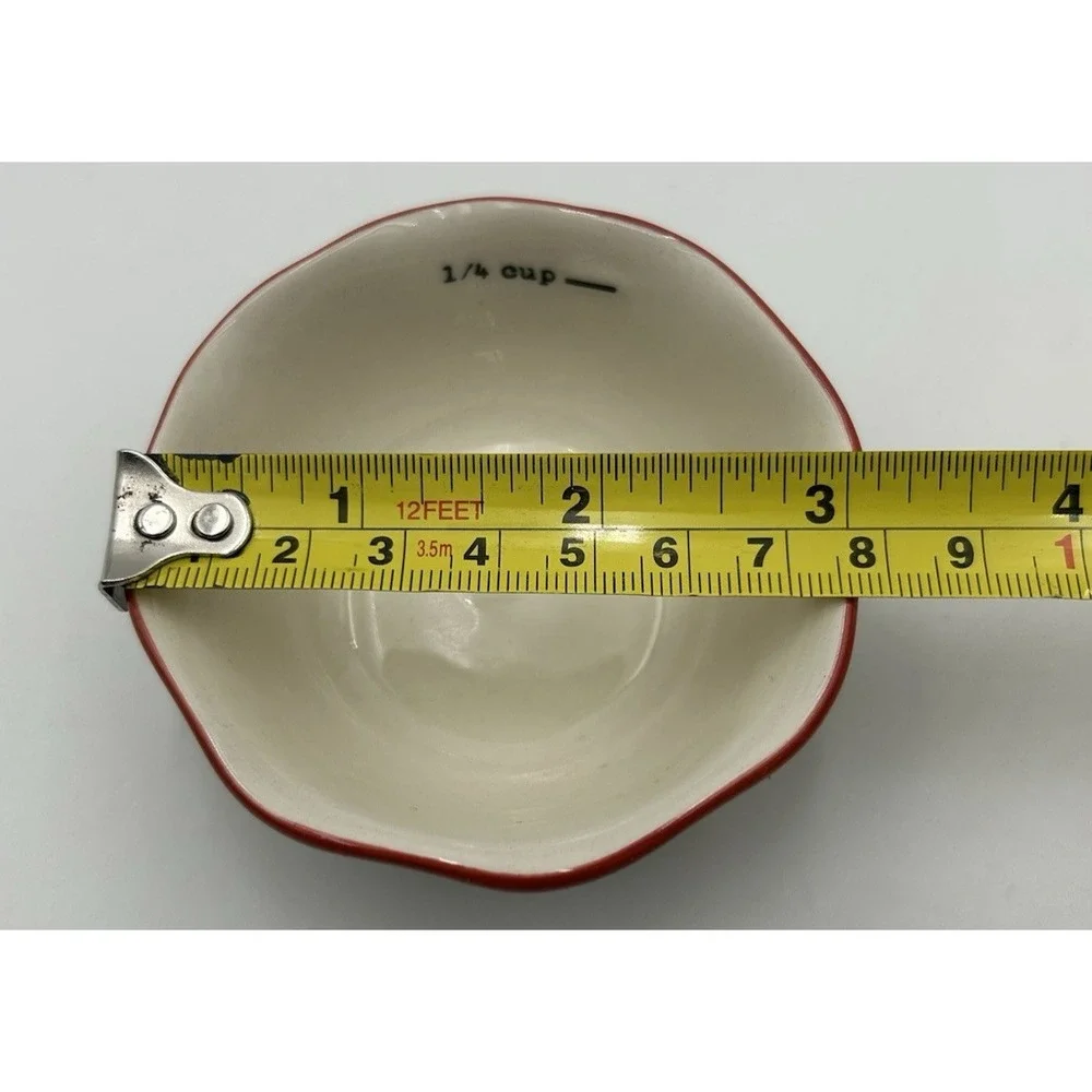 Pioneer Woman Ceramic Measuring Cups Set 4pc Floral Replacement Bowl